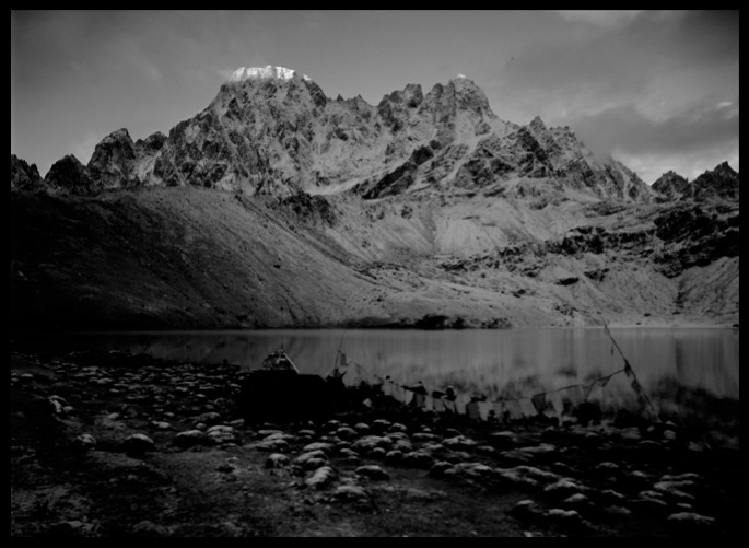 10_2  Gokyo Lake 2 with Prayer Flag Full picture RS